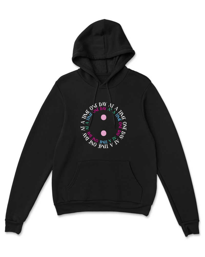 One day at a time  All Season Regular Fit Hoodie