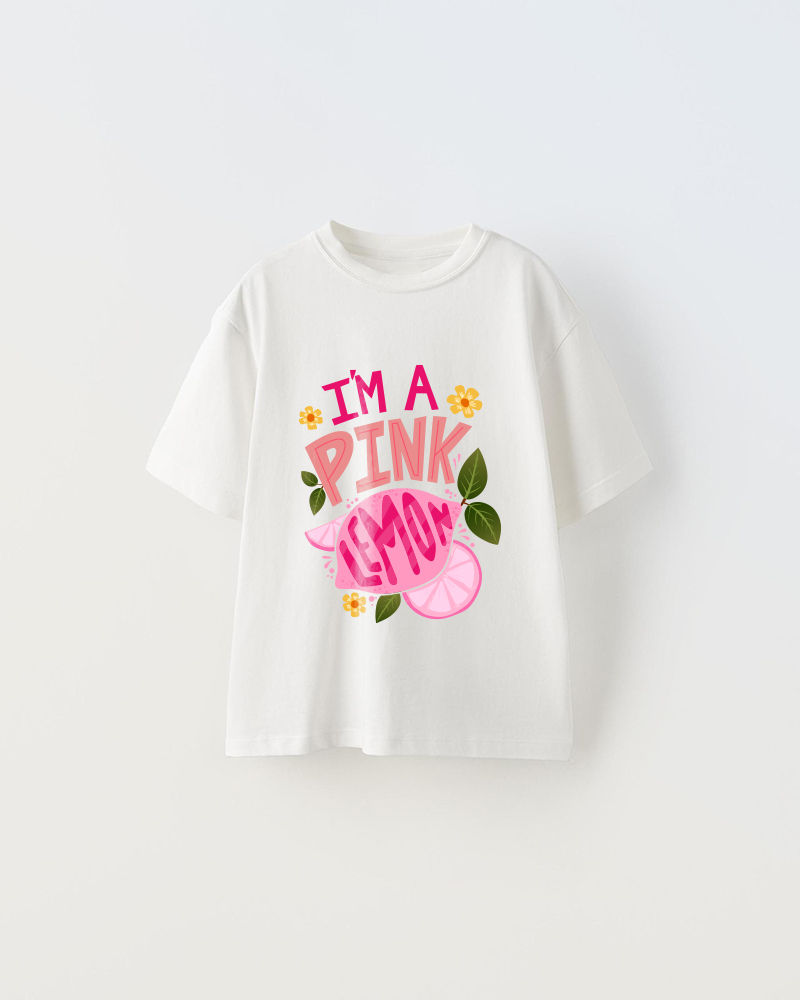 I am a pink lemon - Kids Tshirt