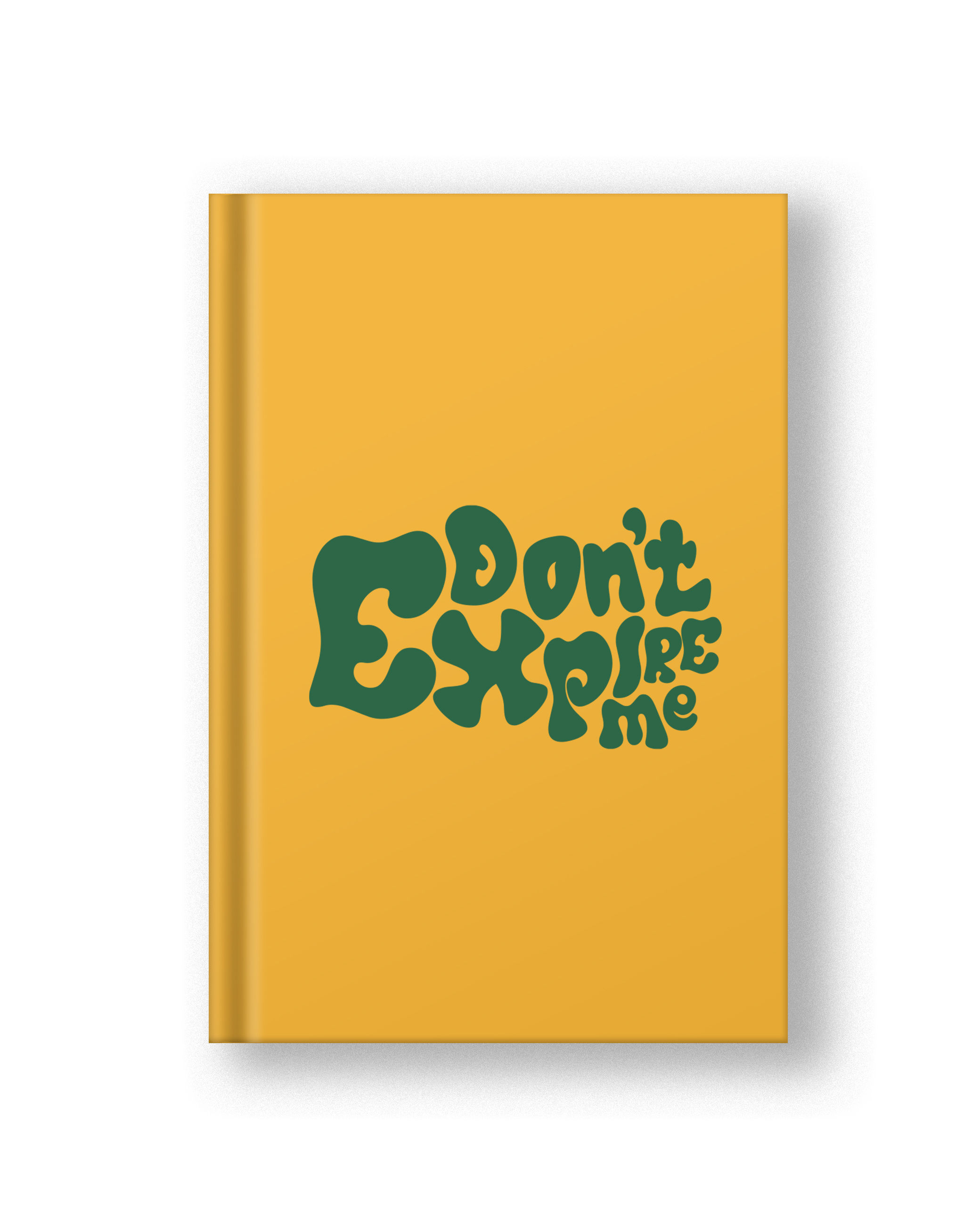Don't Expire Me Diary - Sunset Orange