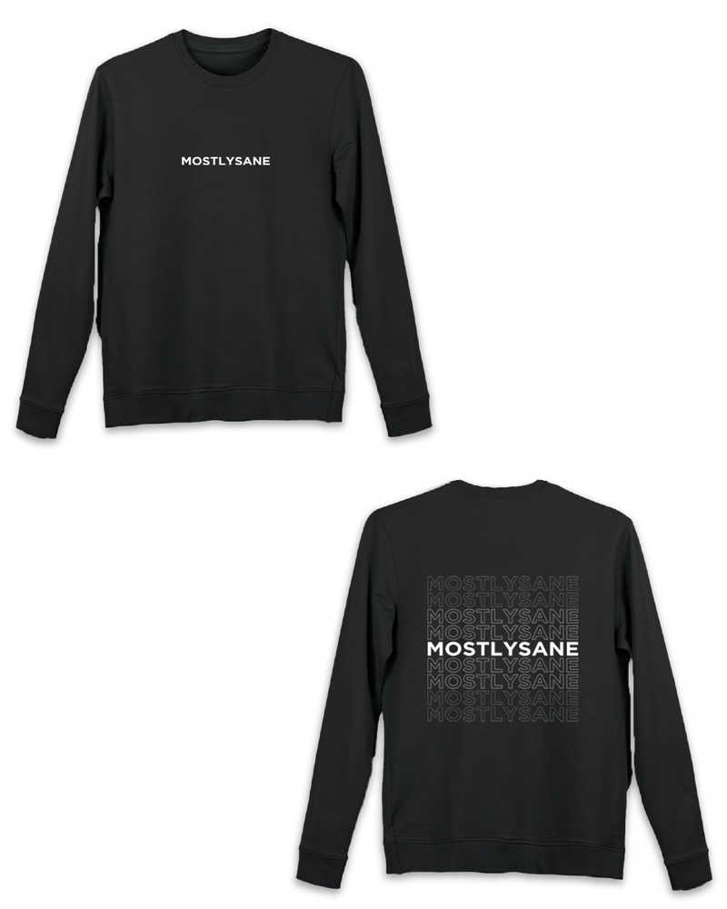 MostlySane Sweatshirt - Black