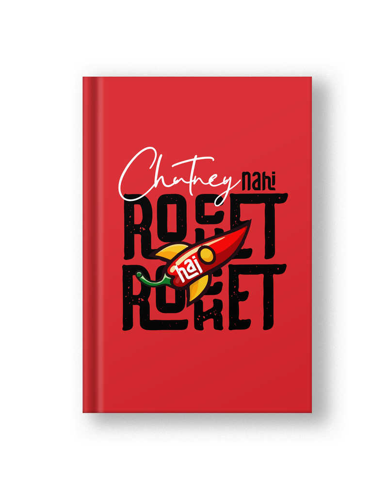 Chutney nahi Rocket hai Hardbound Diary - Red