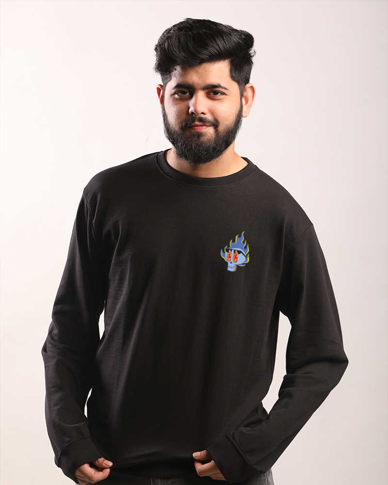 Oru Naragam Regular Fit Sweatshirt - Black