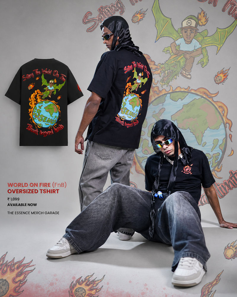 World on fire (FnB) Oversized Tshirt