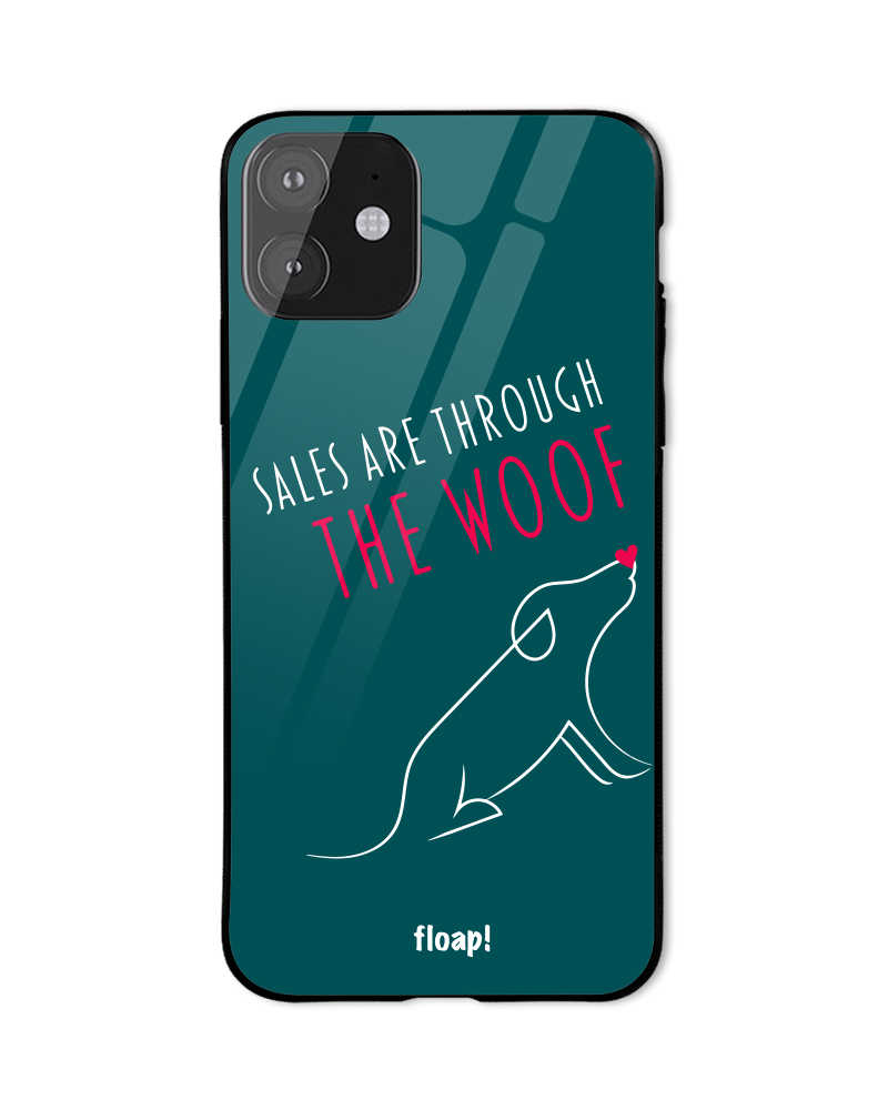 Sales are through the woof phone cover - Teal