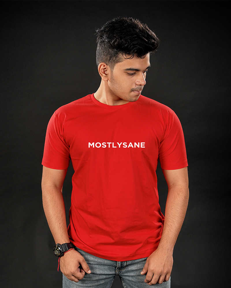 MostlySane Tshirt - Red