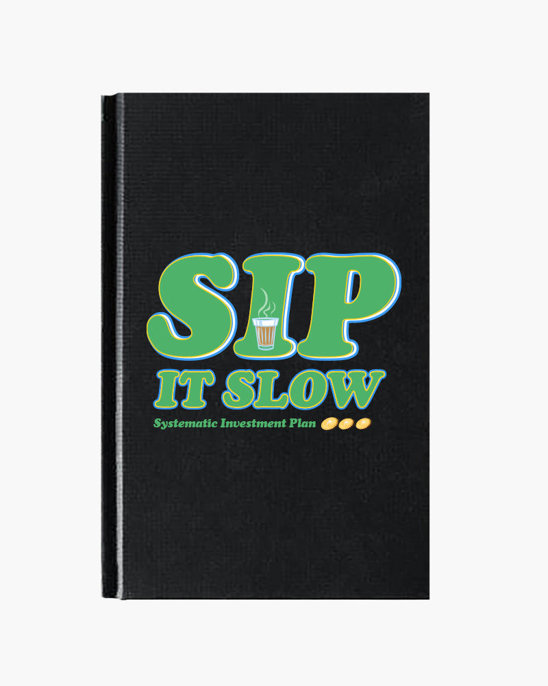 SIP it Slow Hardbound Diary - Black