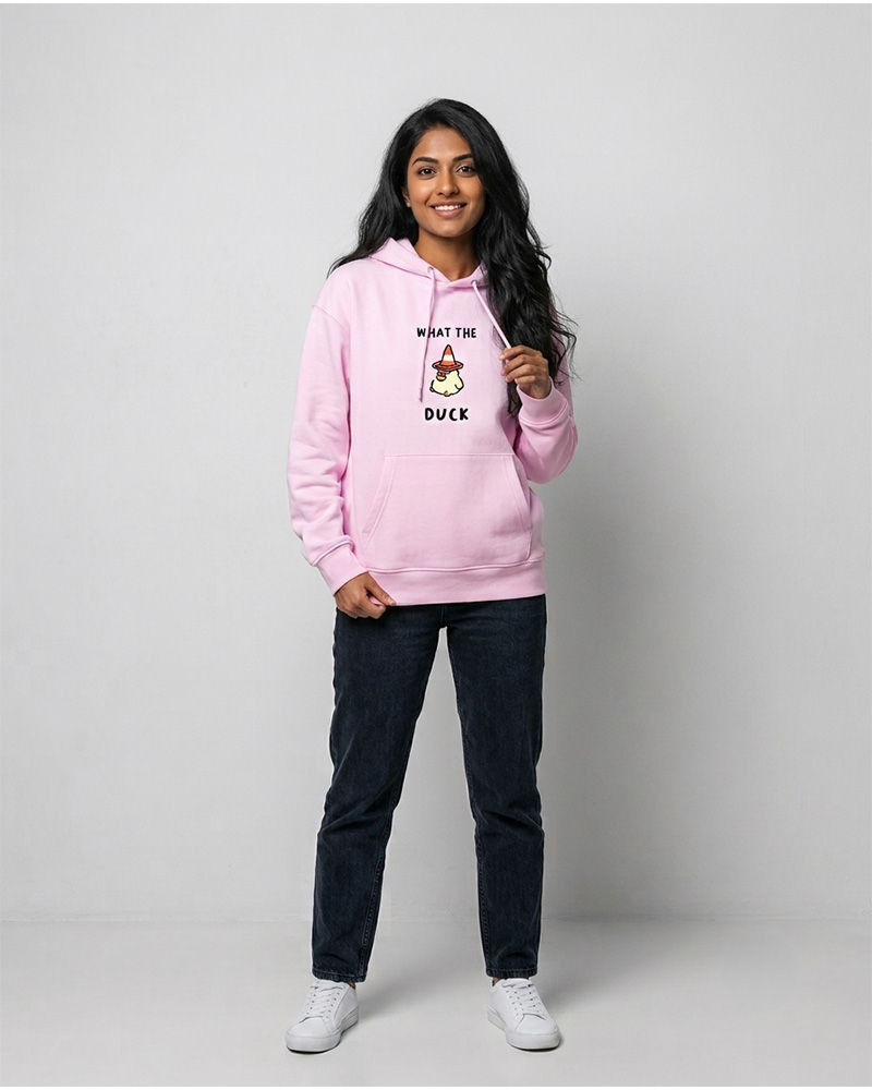 What The Duck Baby Pink Hoodie