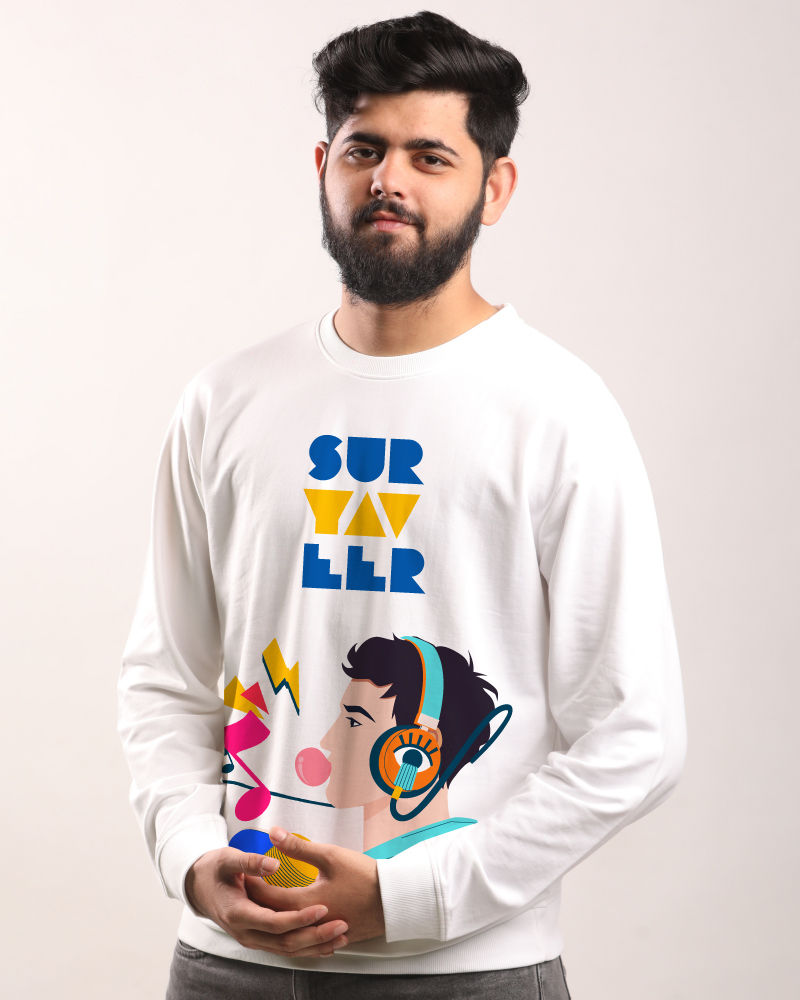 Suryaveer Leggo Male Design Casual Sweatshirt