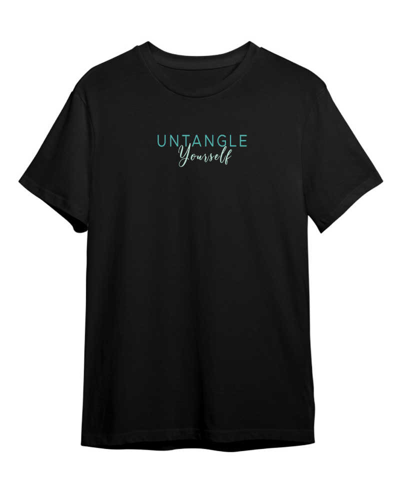 Untangle Yourself Tshirt - Black