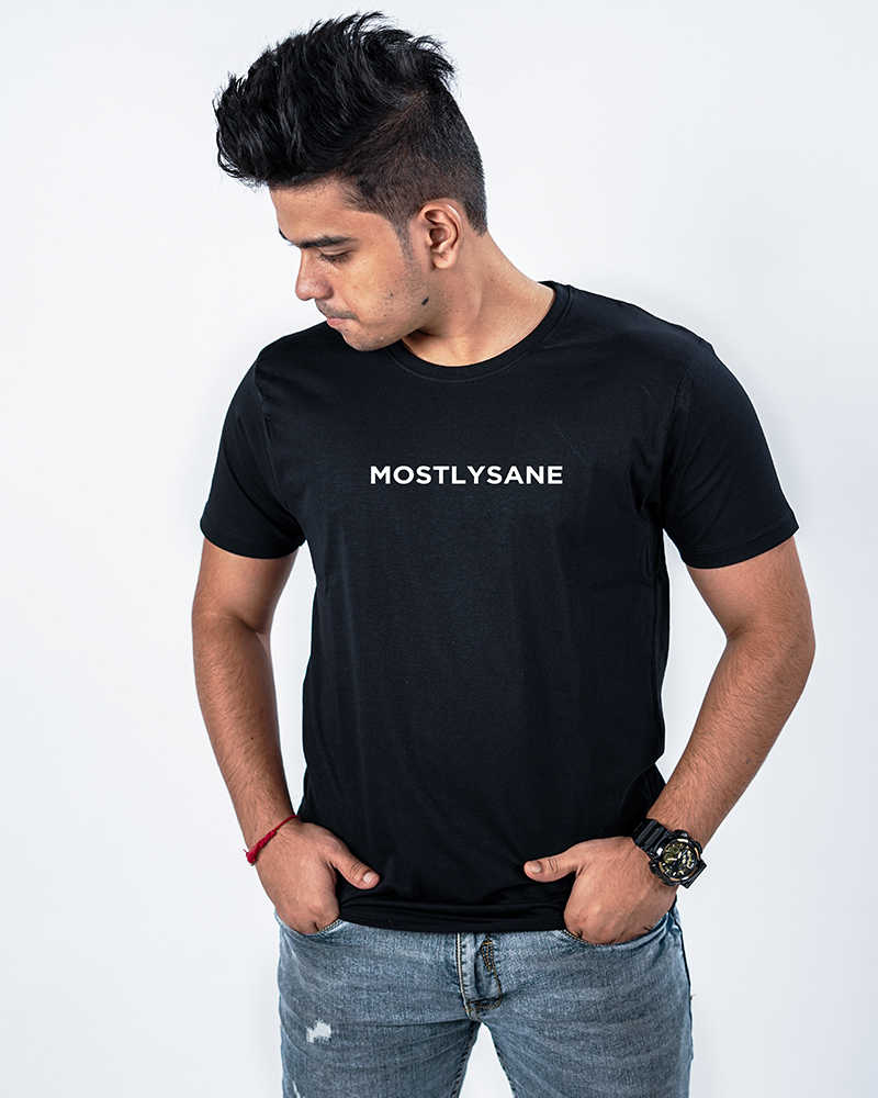 MostlySane Tshirt - Black