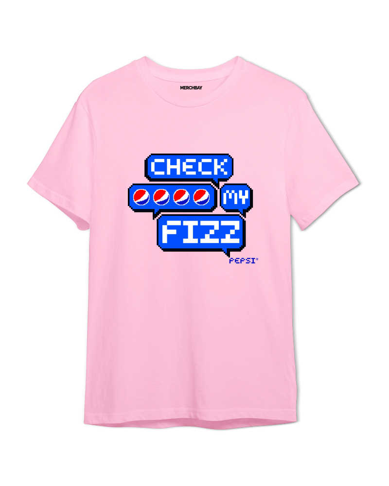 Check my Fizz Tshirt - Baby Pink