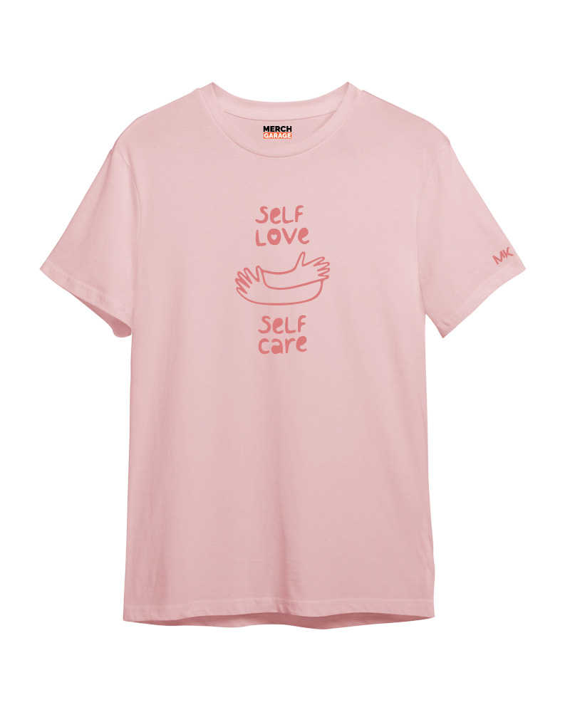 Self Love Self Care Tshirt - Baby Pink 