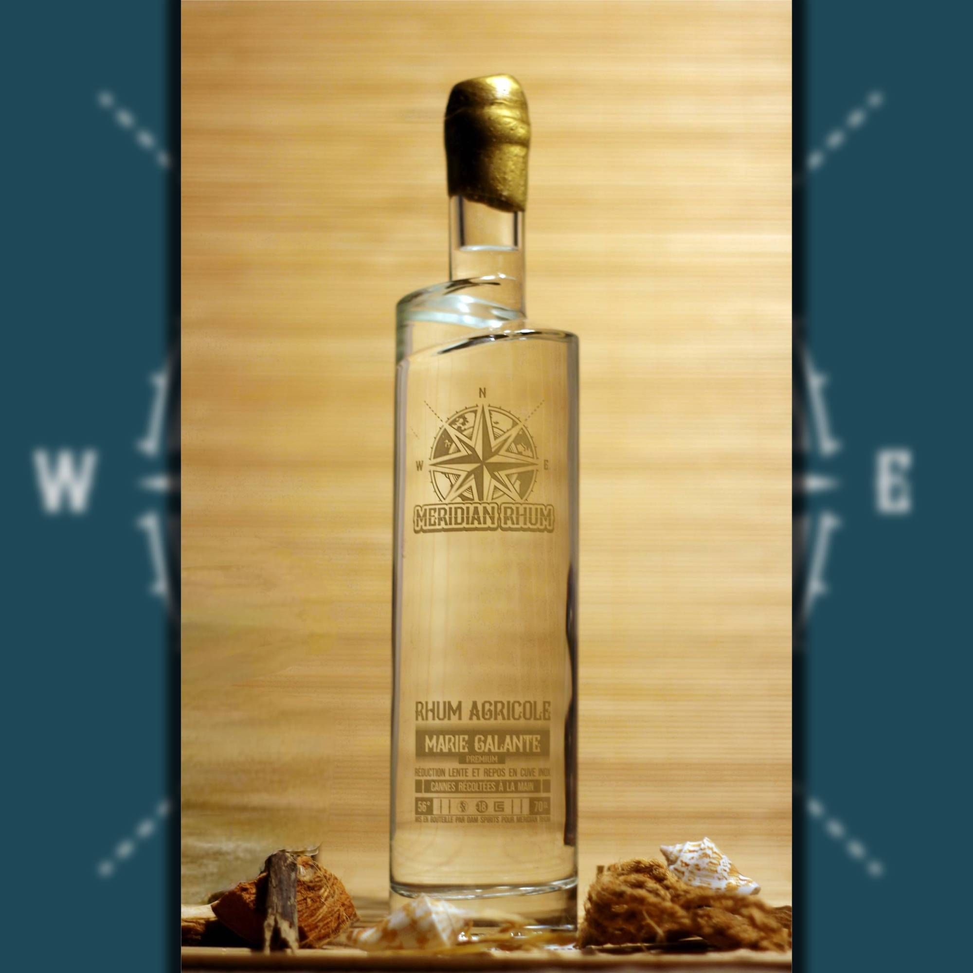 Meridian Rhum blanc 56 Marie Galante