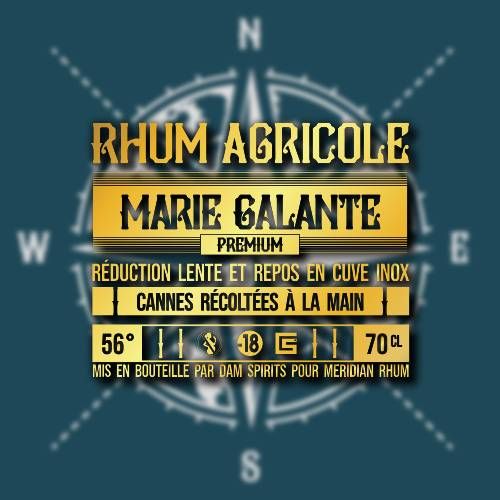 Meridian Rhum blanc 56 Marie Galante