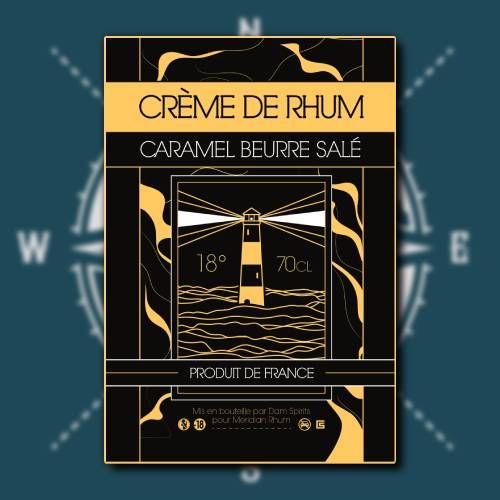 Meridian Rhum - Crème de Rhum 18° caramel beurre salé