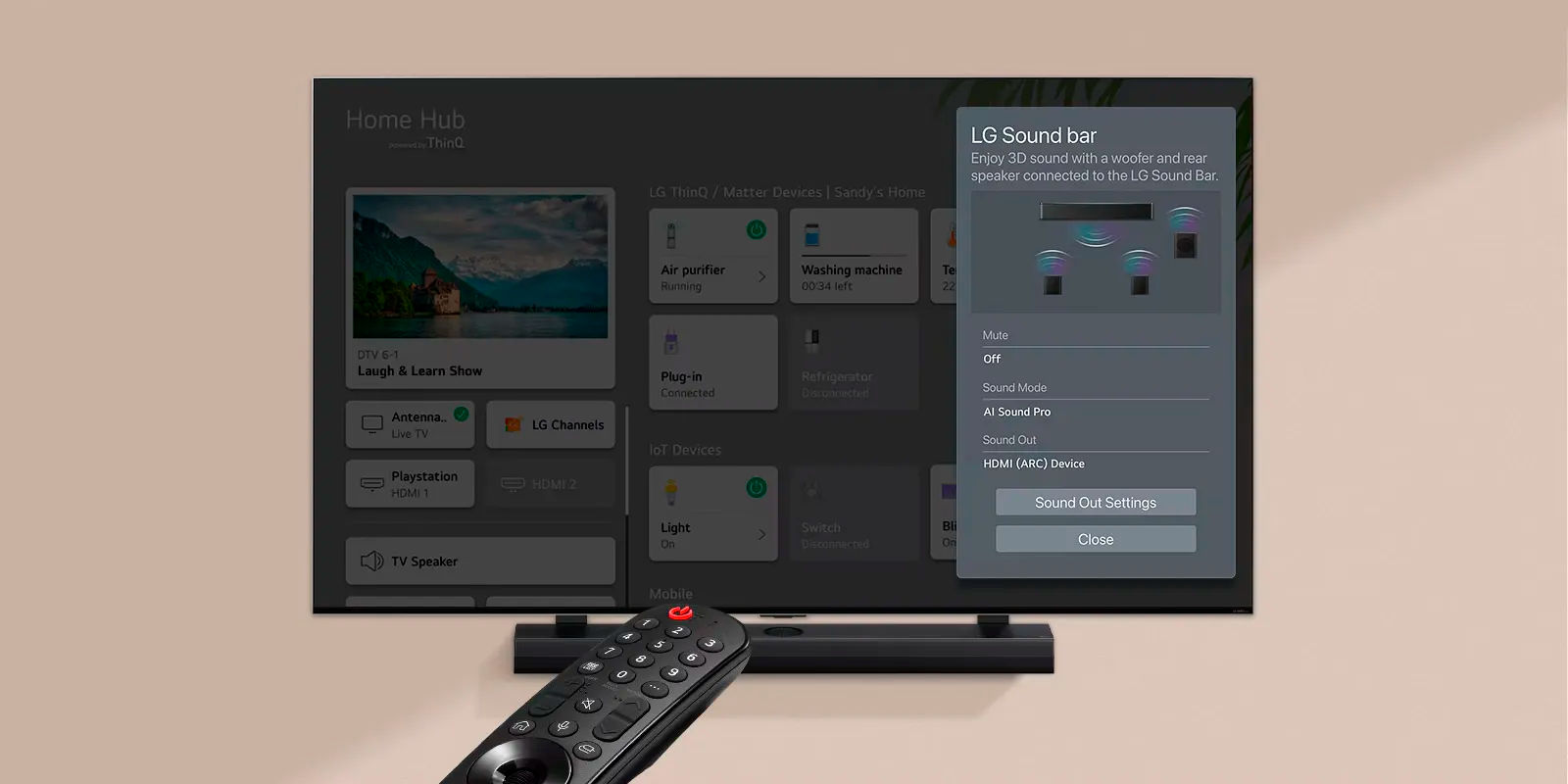 Smart TV LG 50" QNED AI 4K | 50QNED80TSA 22 LG 50QNED80TSA