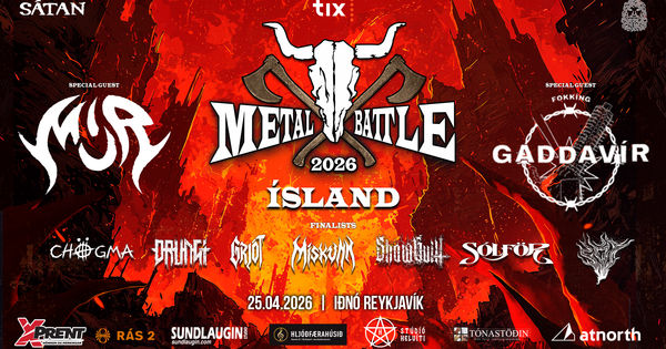 Wacken Metal Battle Iceland 2026 - Headliner: MÚR