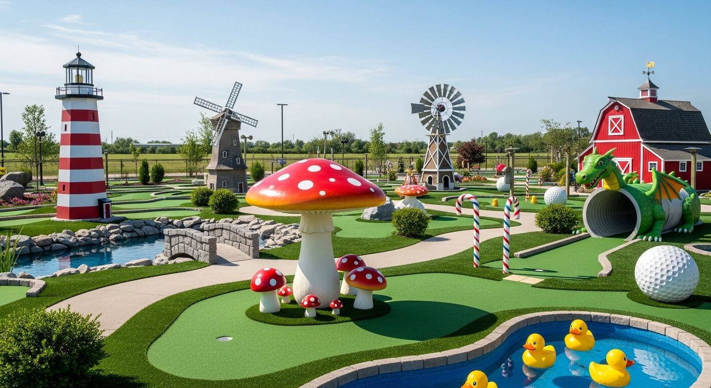 Burlington Mini Golf: Downtown Hidden Gem