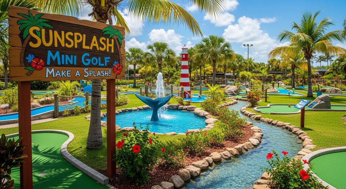 sunsplash mini golf