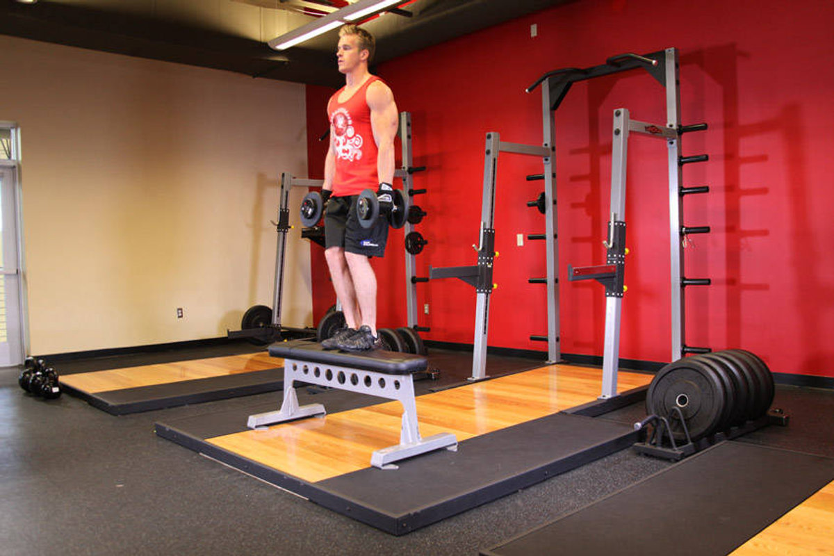 Step-Ups (Kurzhantel)