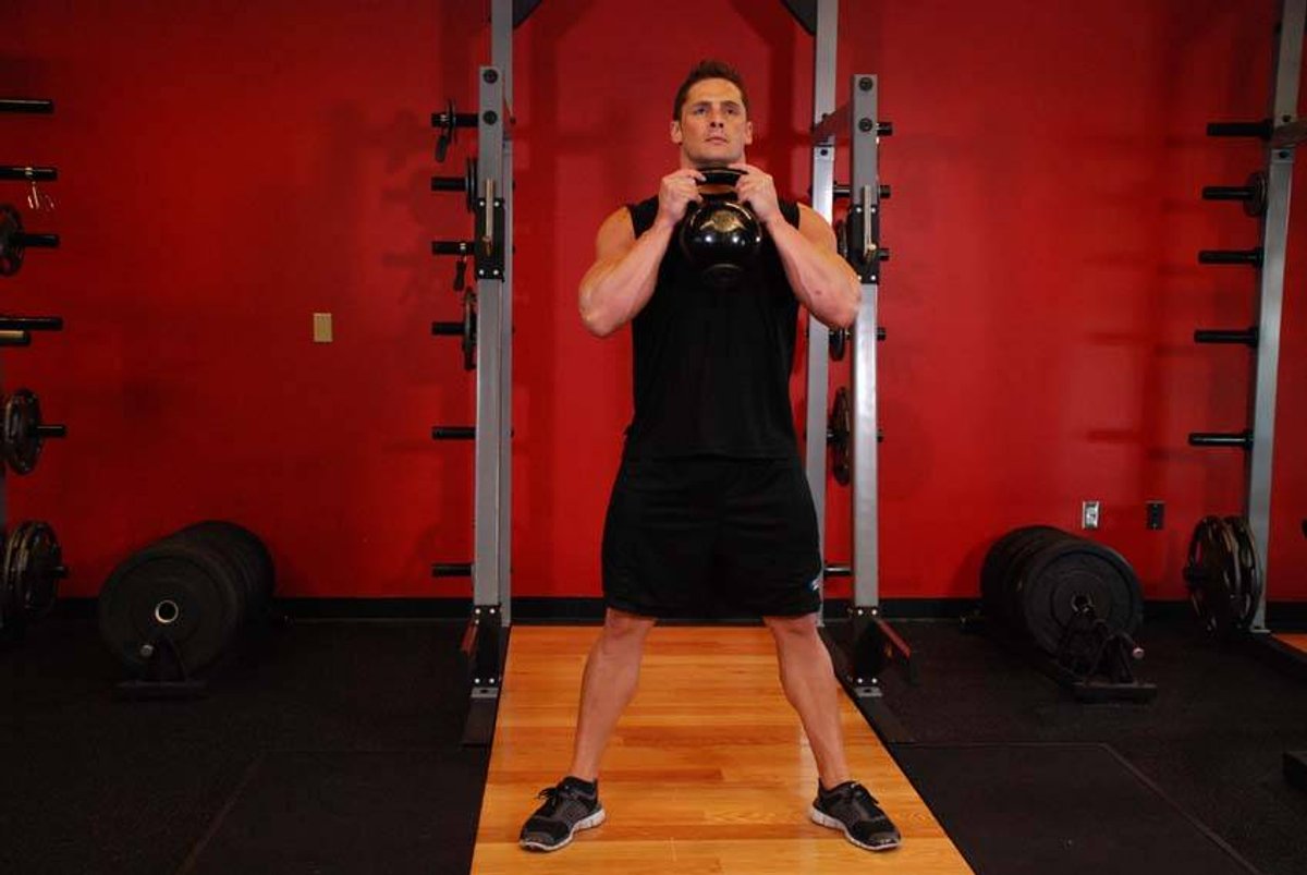 Goblet Squat (Kurzhantel/Kettlebell)