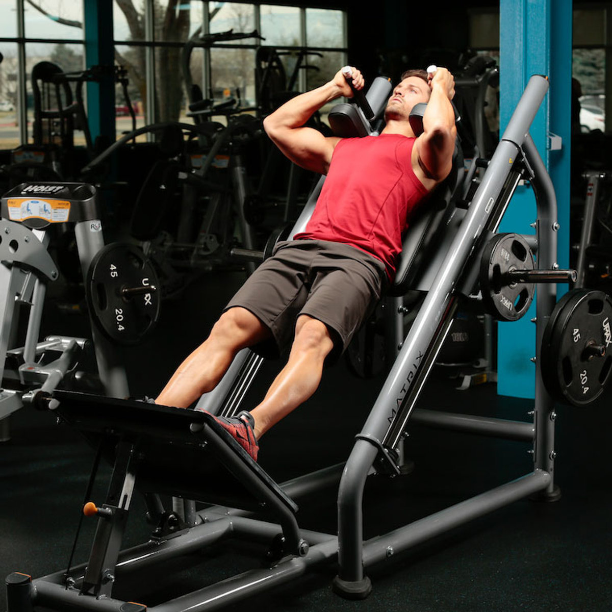 Hackenschmidt-Kniebeuge (Maschine)