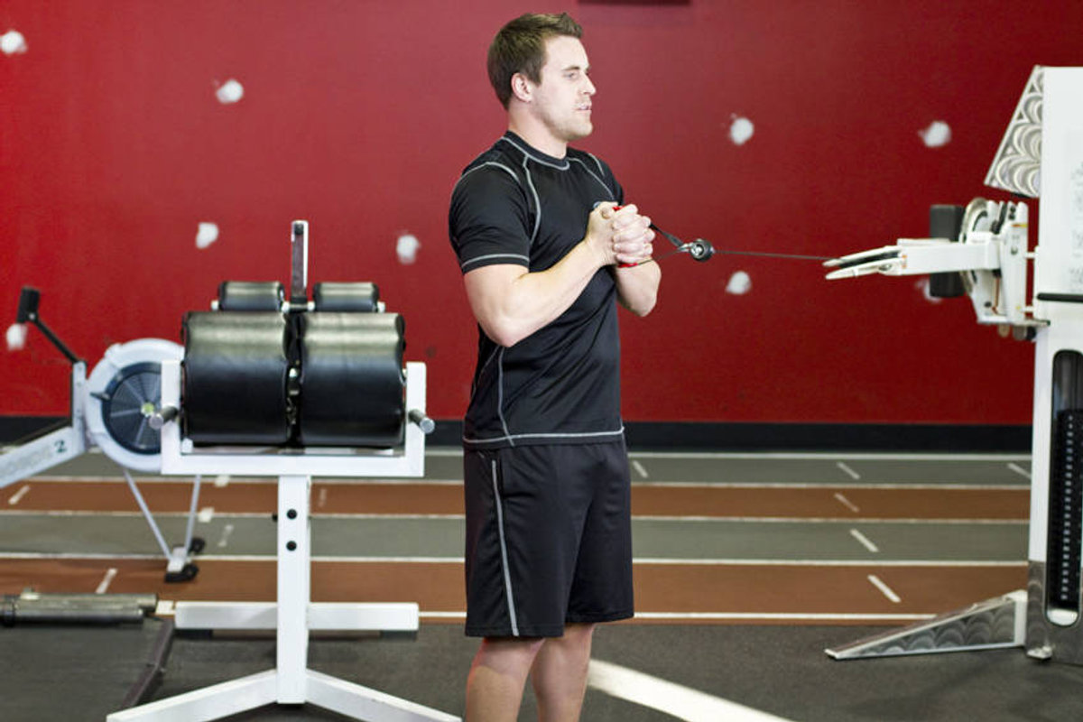 Pallof Press mit Rotation