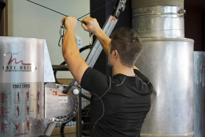 Reverse Fliegende am Kabelzug