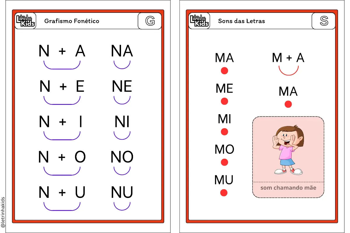 Kit grafismo fonético pdf: Apoio à consciência fonética