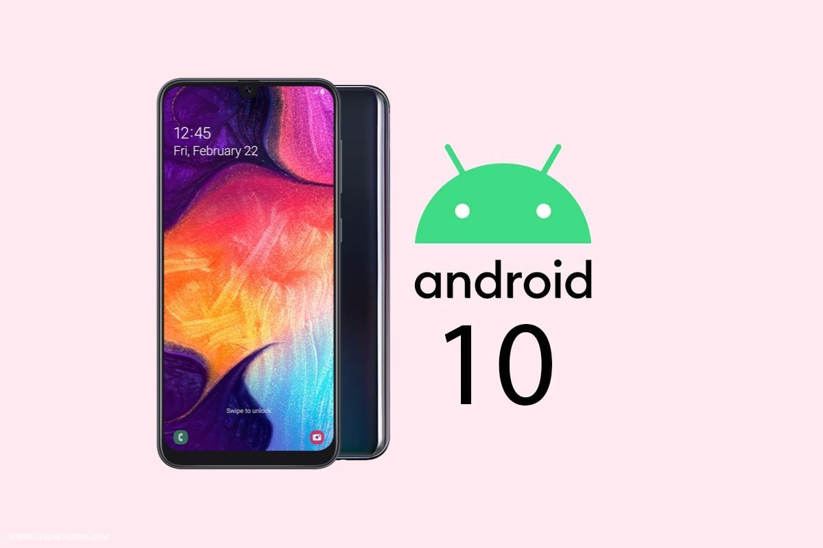 android 10 release date for samsung a50