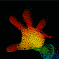 3d ToF (Time of Flight) captures movement and depth in real-time.