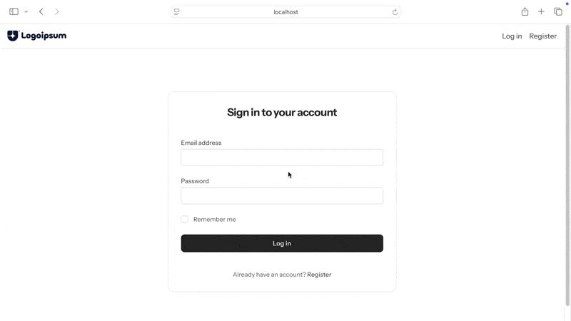 Remember user during login