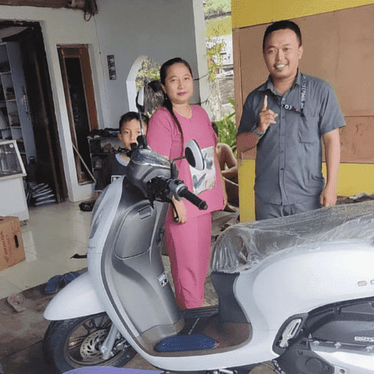 foto pengiriman motor honda Batang 12