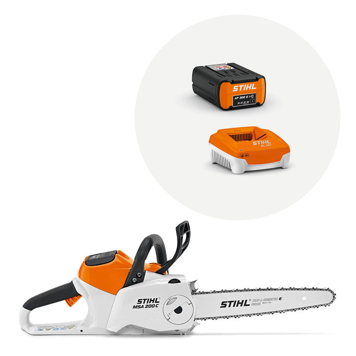 STIHL MSA 200 C-B Battery Chainsaw Power Kit (With Battery & Charger)