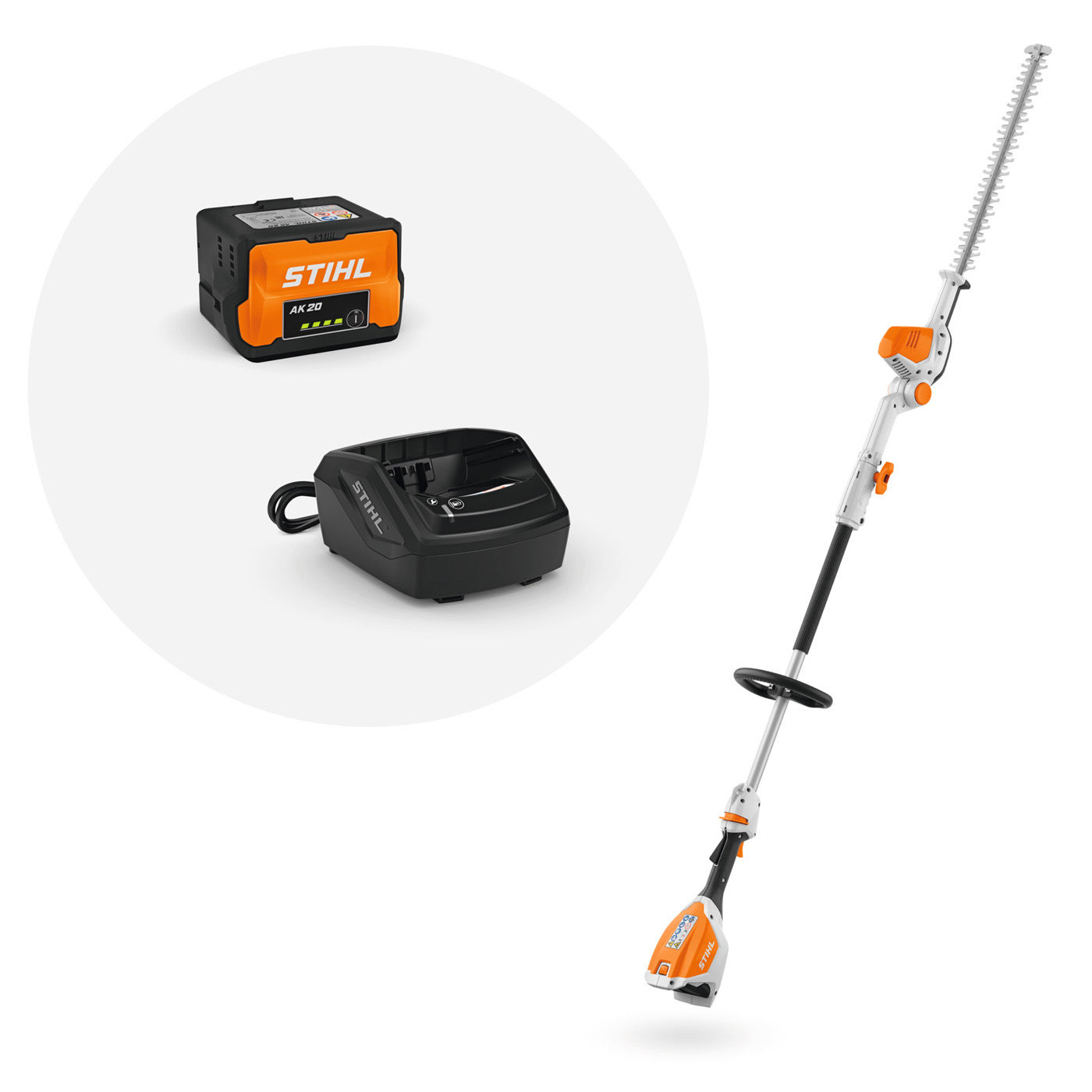 STIHL HLA 56 Battery Pole Hedge Trimmer Kit Home Professional