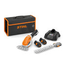 STIHL HSA 26 Hedge Trimmer & Grass Shears with a free second battery.