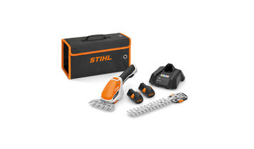 STIHL HSA 26 Hedge Trimmer & Grass Shears with a free second battery.