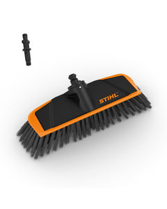 STIHL Flat Brush with Bayonet Coupling and Click Coupling on white background