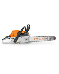 STIHL MS 261 Petrol Chainsaw on a white background