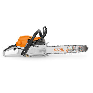 STIHL MS 261 with light bar on a white background