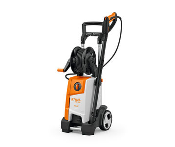 STIHL RE 120 Plus Electric water blaster on white background