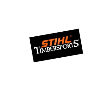 STIHL TIMBERSPORTS Square Sticker (20 x 9 cm)