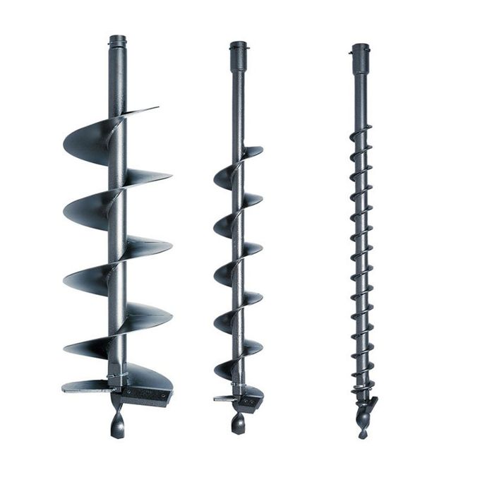 Earth auger bit top
