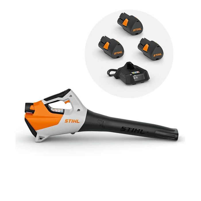 STIHL BGA 30 Small Battery Blower (with 3 Batteries & Charger)