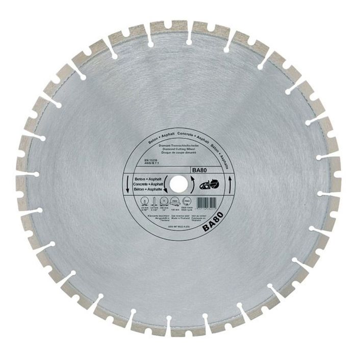 STIHL Diamond Abrasive Cutting Wheel D-BA80 Universal
