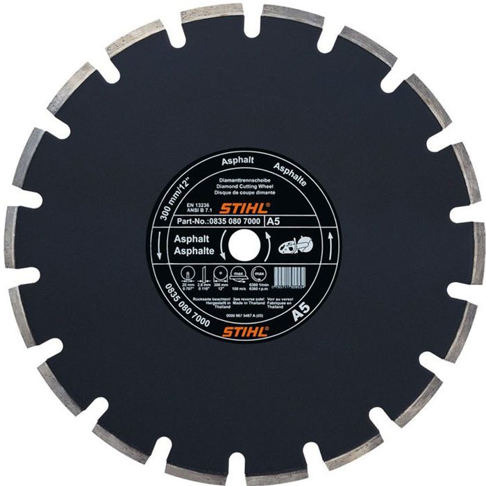 Diamond Abrasive Cutting Wheel D-A40 Asphalt (400 mm)