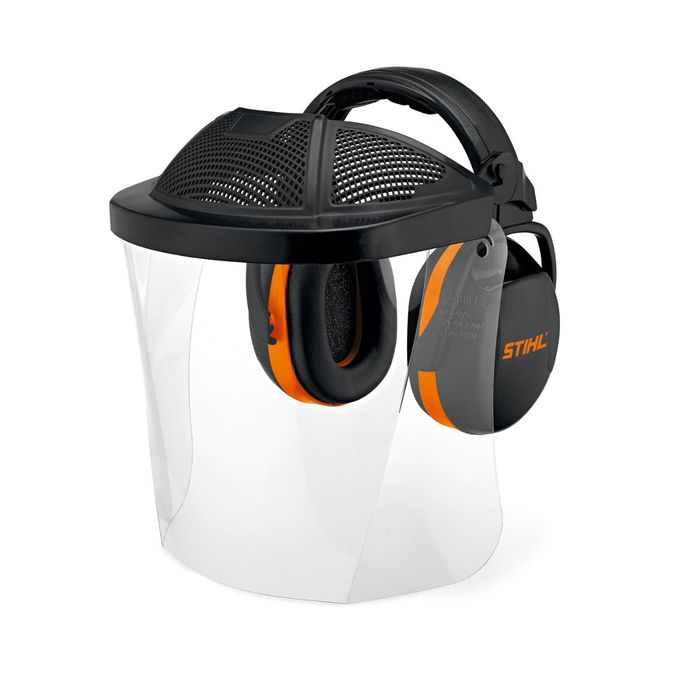 STIHL Face Hearing Protection, With Plastic Visor