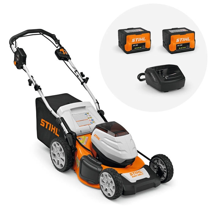 STIHL RMA 460 V Battery Lawnmower Kit with free second battery