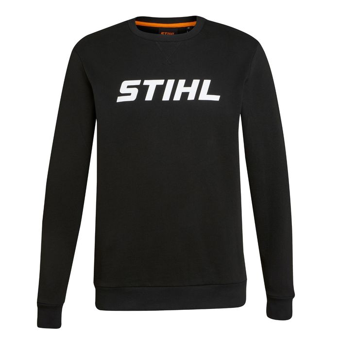 STIHL Black Sweat Shirt with White Logo