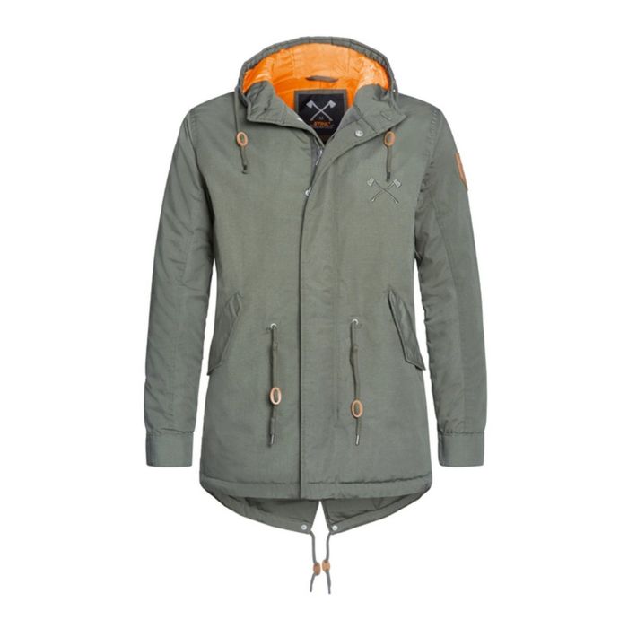 STIHL TIMBERSPORTS Kiss My Axe Parka Olive Green